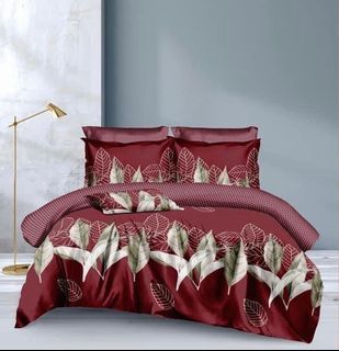 T3 SEL579 DESIGNER WINE LV 4/6 BEDSHEET - Stuch beddings