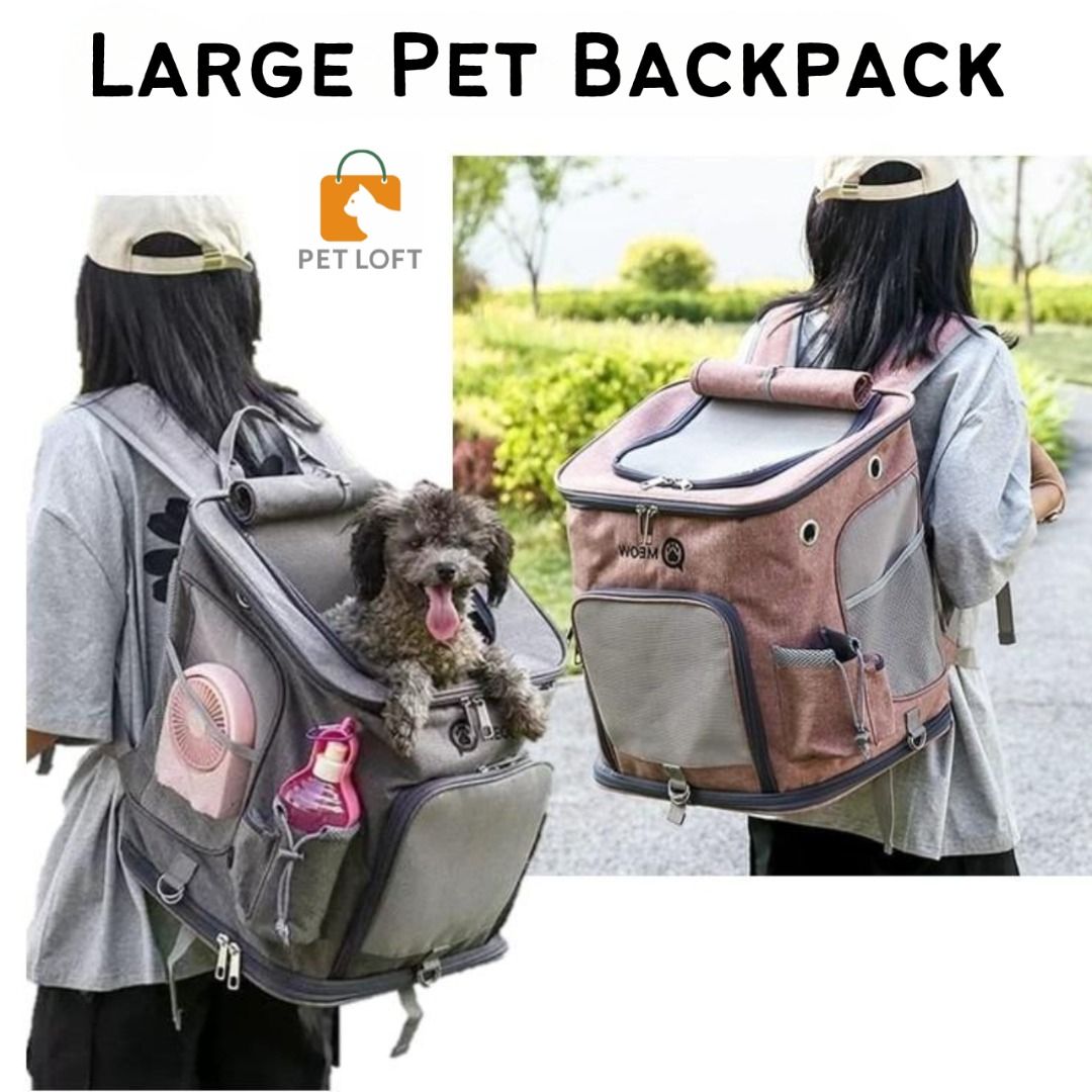 Extra large dog carrier backpack sales