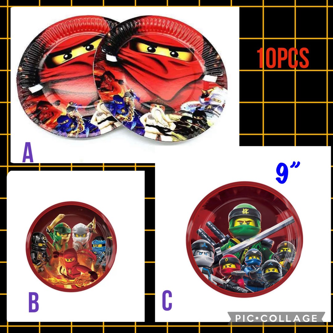 Lego Ninjago party supplies party plates party deco