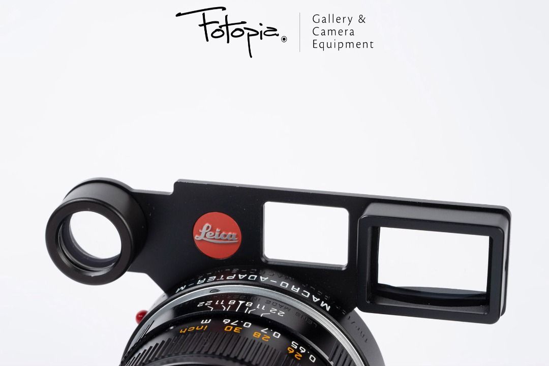 Leica Macro-Elmar-M 90mm F4 - Black / 11633 with Macro-Adapter-M