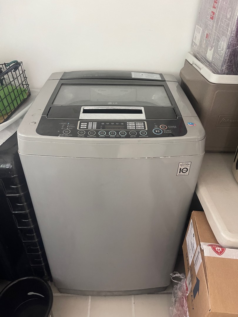 LG 8.5kg top load inverter washing machine, TV & Home Appliances