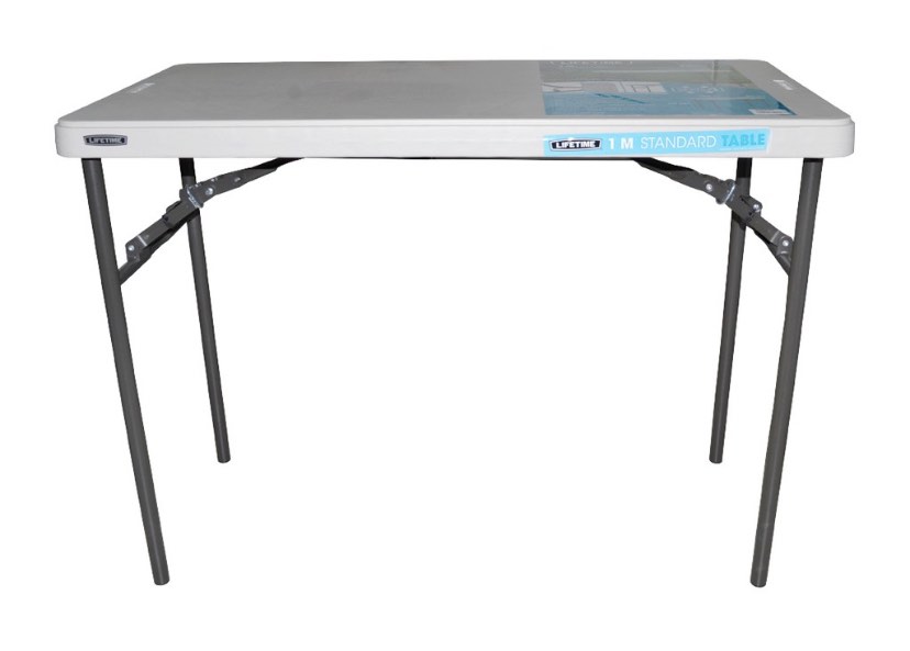 Lifetime folding table 4ft, Furniture & Home Living, Furniture, Tables