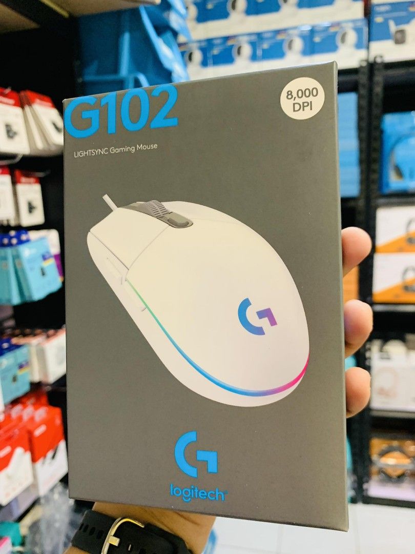 Logitech G102 LIGHTSYNC RGB Gaming Mouse White (Category: Mouse & Mousepads) located in Makati City. Submitted by techubstoreandaccessories (Listing ID 1264794934, Image 1). Description: Logitech G102 LIGHTSYNC RGB Gaming Mouse White On Hand Ready to Ship/Pick-Up‼️ DETAILS: ✅Actual Picture Posted. ✅BRAND NEW & ORIGINAL. ✅7 Days Replacement for Factory Defects and 1year Limited Warranty. (Terms and conditions apply). ✅With Sales Invoice (BIR REGIS