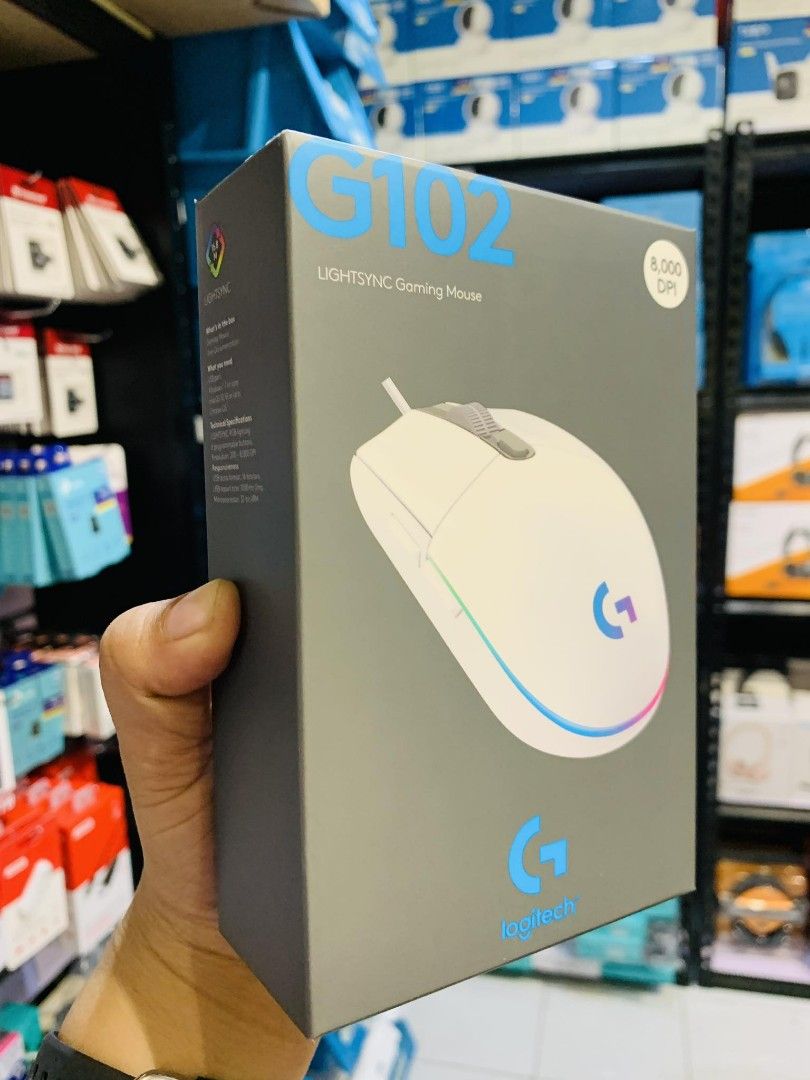 Logitech G102 LIGHTSYNC RGB Gaming Mouse White (Category: Mouse & Mousepads) located in Makati City. Submitted by techubstoreandaccessories (Listing ID 1264794934, Image 2). Description: Logitech G102 LIGHTSYNC RGB Gaming Mouse White On Hand Ready to Ship/Pick-Up‼️ DETAILS: ✅Actual Picture Posted. ✅BRAND NEW & ORIGINAL. ✅7 Days Replacement for Factory Defects and 1year Limited Warranty. (Terms and conditions apply). ✅With Sales Invoice (BIR REGIS