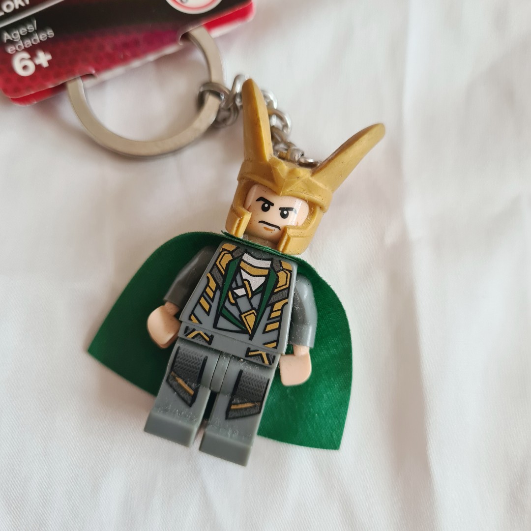 Loki Lego Marvel Super Heroes Keychain