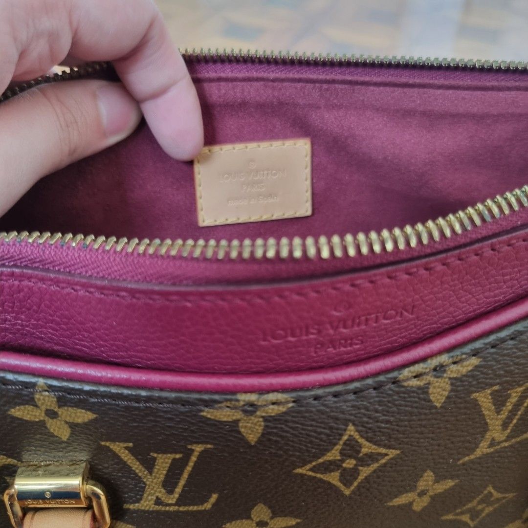 Louis Vuitton Bag (Category: Luxury Bags & Wallets) located in Manila. Submitted by eclipse58 (Listing ID 1264757768, Image 3). Description: Preloved Louis Vuitton Pallas Monogram Aurore (Canvas) 👜 ✅️ With Receipt, LV Cover, and LV Paper Bag ✅️ Excellent Condition (handled very well) ✅️ Authentic and Legit Product Moneyback if Proven Fake Php 73,000 (semi-negotiable) Location: Quezon City.