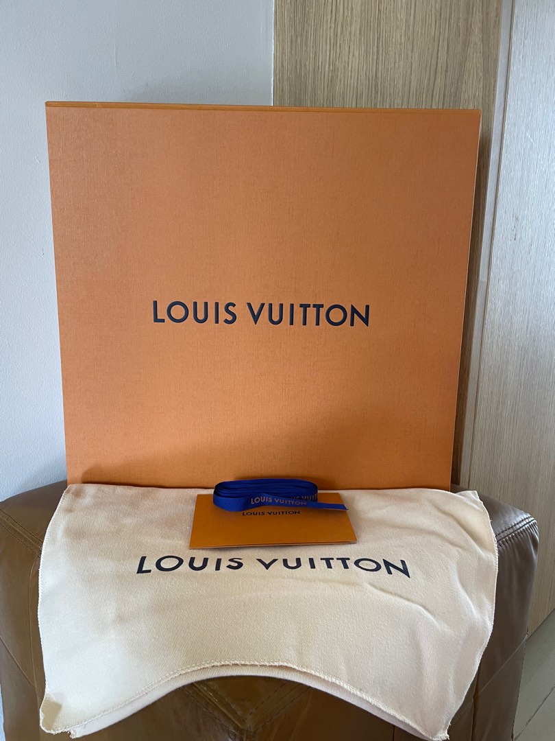 NEW Authentic Louis Vuitton Mini Blue Ribbon Drawstring Dustbag Dust Bag  Pods
