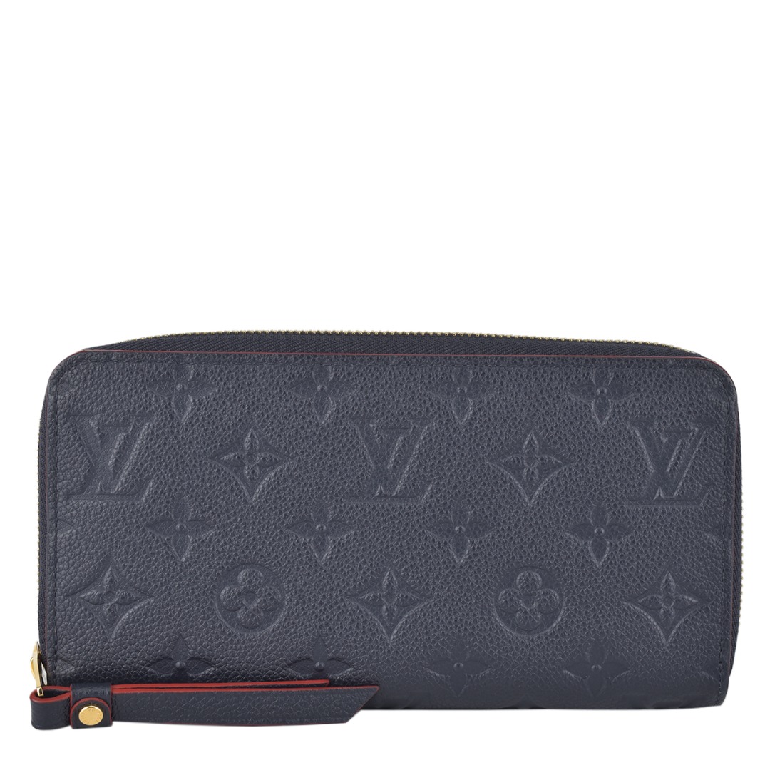 Louis Vuitton Empreinte Zippy Wallet Marine Rouge 566999