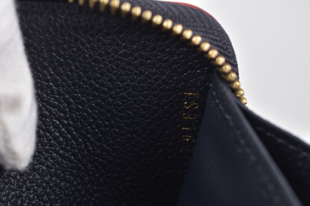 Louis Vuitton, Bags, Louis Vuitton Wallet Long Zippy Monogram Implant Marine  Rouge M6221