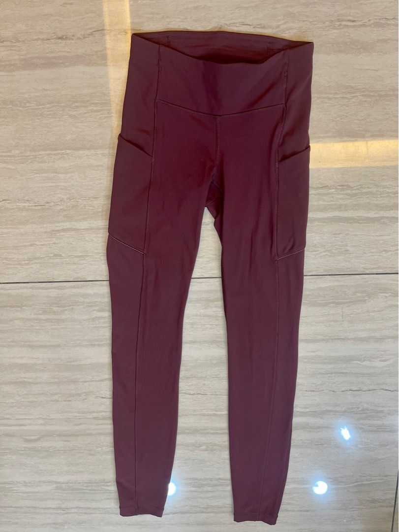 Lululemon Speed Up Tight 28 *Full-On Luxtreme Deep Rouge, Size 2