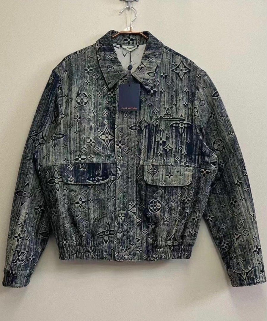 Louis Vuitton Denim Jacket, Men's Fashion, Coats, Jackets and Outerwear on  Carousell