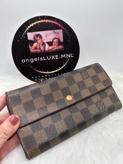 New Sarah wallet Damier Azur Studs💗 + key pouch mono; question in