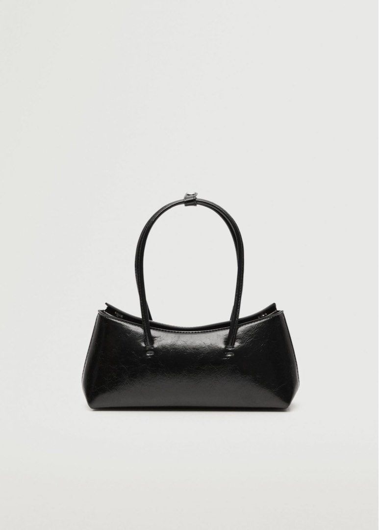 Mango double handle baguette bag deals