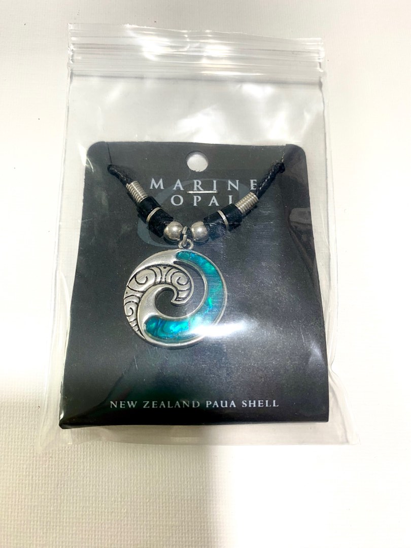 Marine Opal New Zealand Paua Shell Necklace