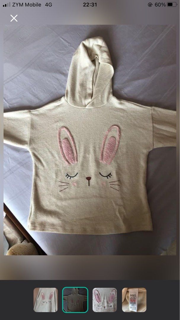 Mark and Spencer Rabbit top Babies Kids Babies Kids Fashion