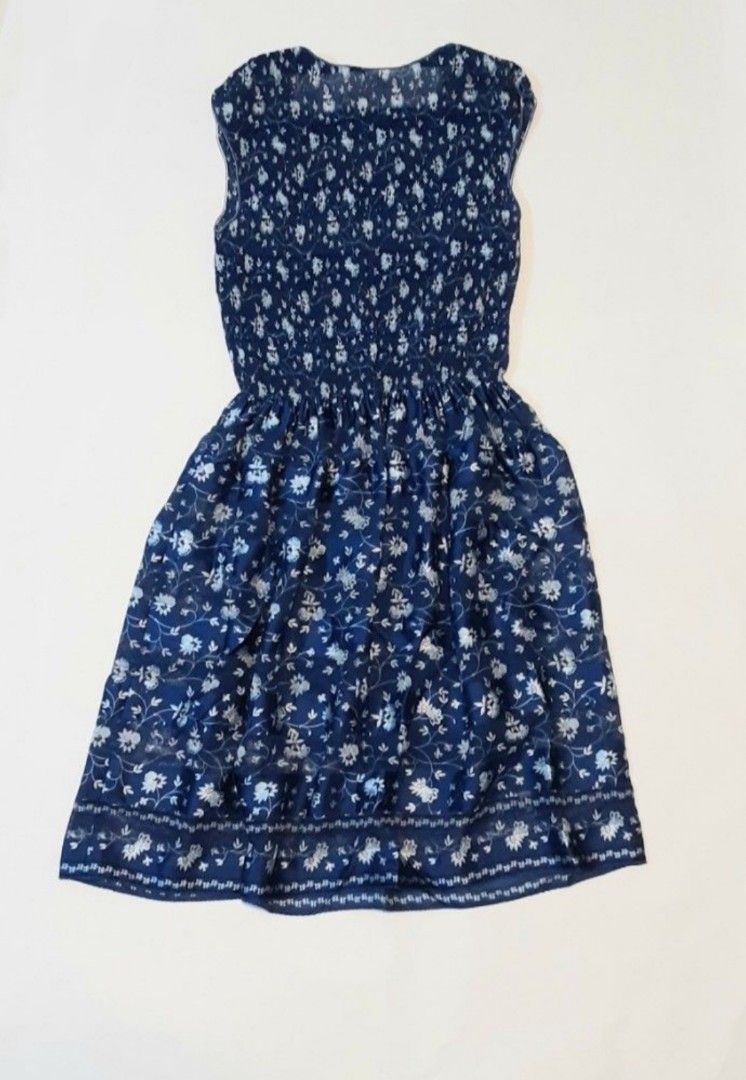 MAX STUDIO UK10 cap sleeve smock jacquard dress Women s Fashion Dresses Sets Dresses on Carousell