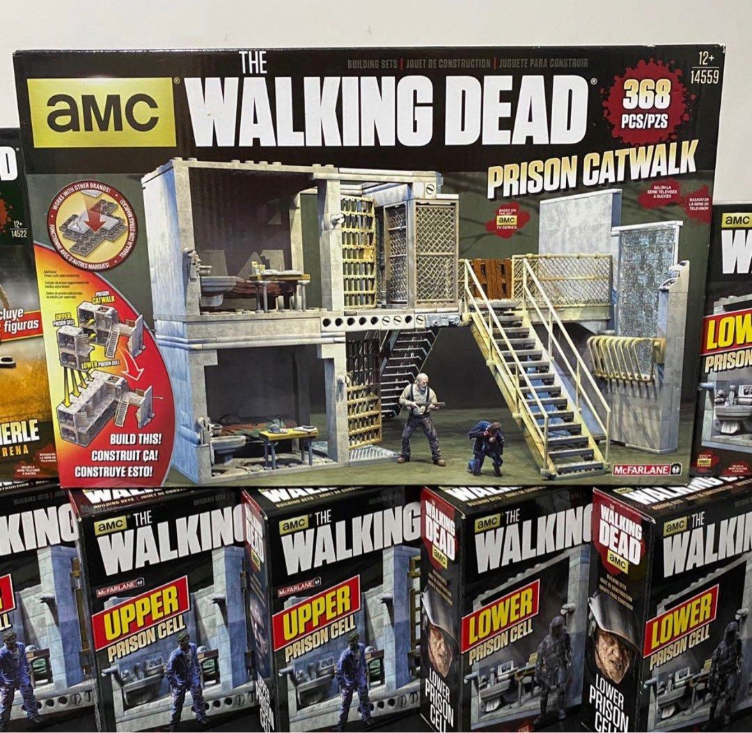 McFarlane AMC the walking dead the prison catwalk set