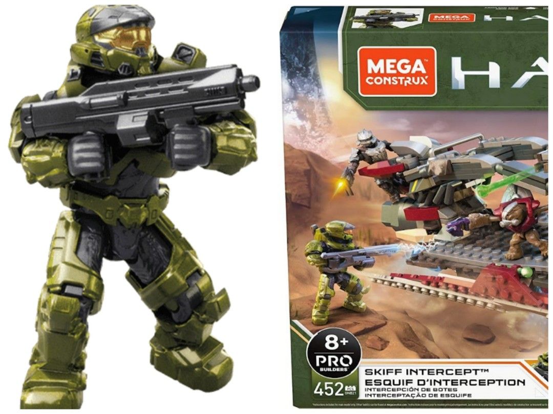 Mega Construx 2020 Pro Builders Halo Infinite Skiff Intercept
