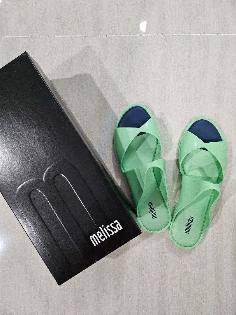 Melissa Slide flats Women s Fashion Footwear Flipflops and