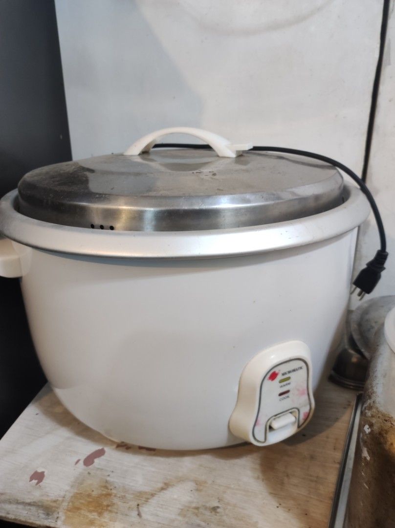 Micromatic rice cooker (50 cups) HEAVYDUTY, Furniture & Home Living