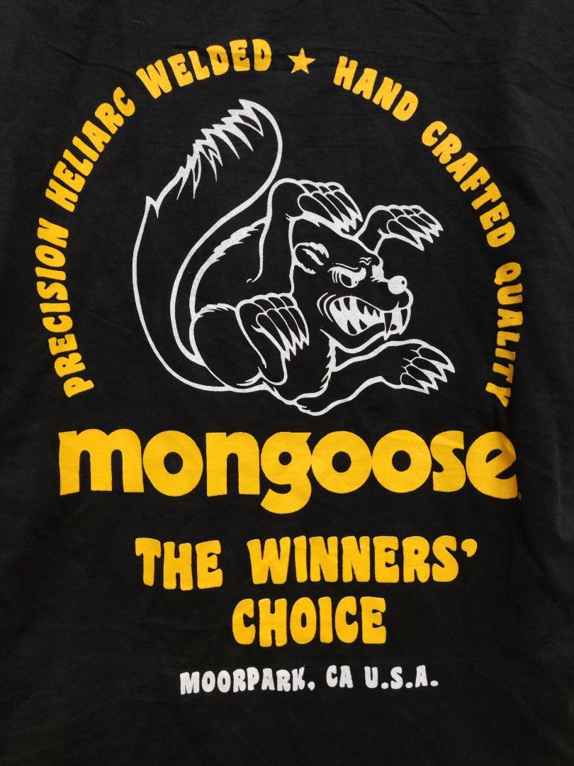 Mongoose tee, Men's Fashion, Activewear on Carousell