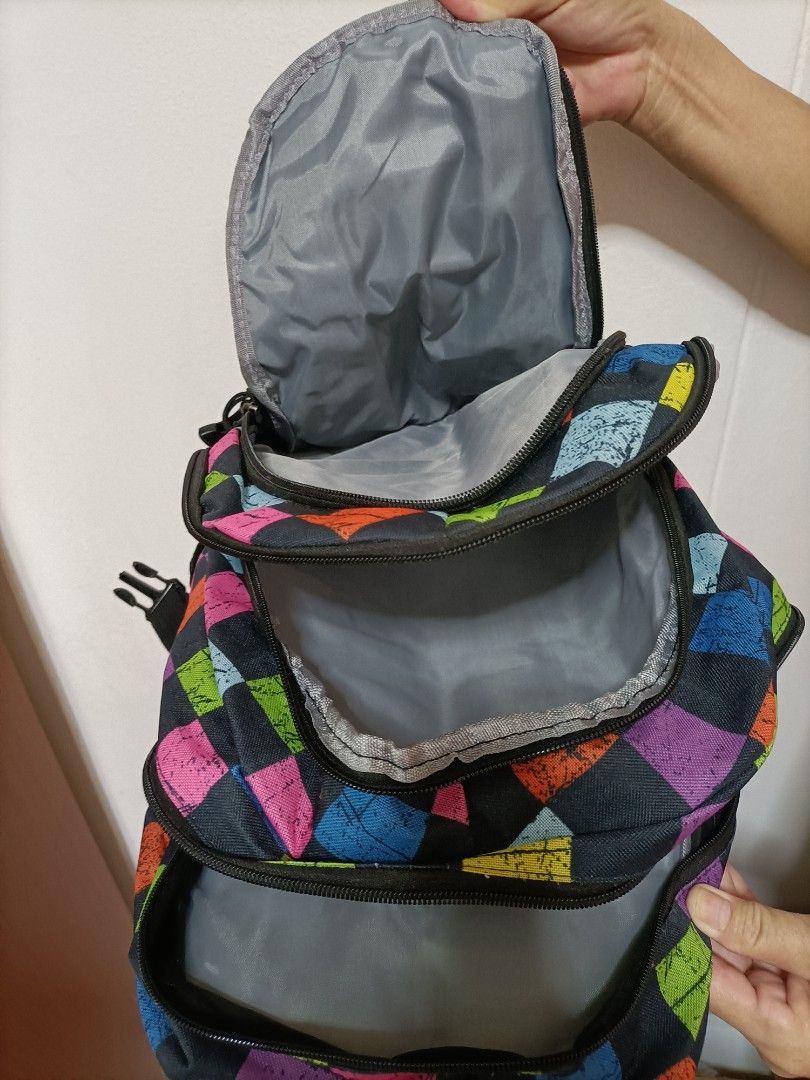 Mountain Gear colored checked backpack, Women's Fashion, Bags & Wallets ...