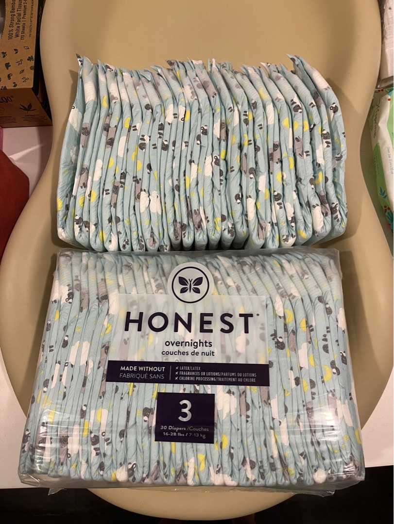 Honest Company overnight size M Rascal Friends Babies Kids