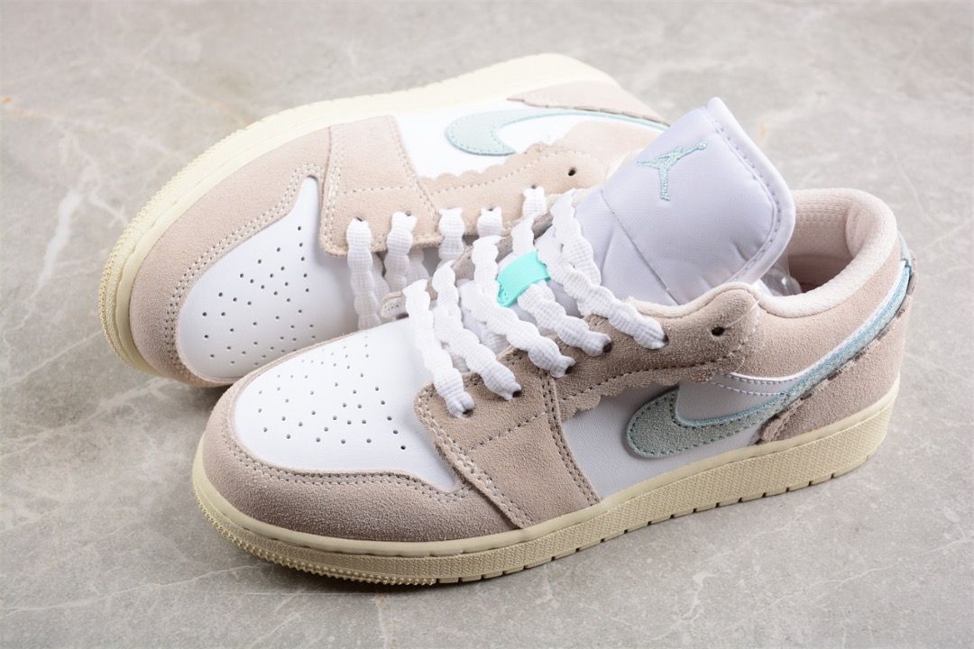 NIKE Air Jordan 1 Low SE Scalloped Edge Guava Ice shoes Euro 35.5