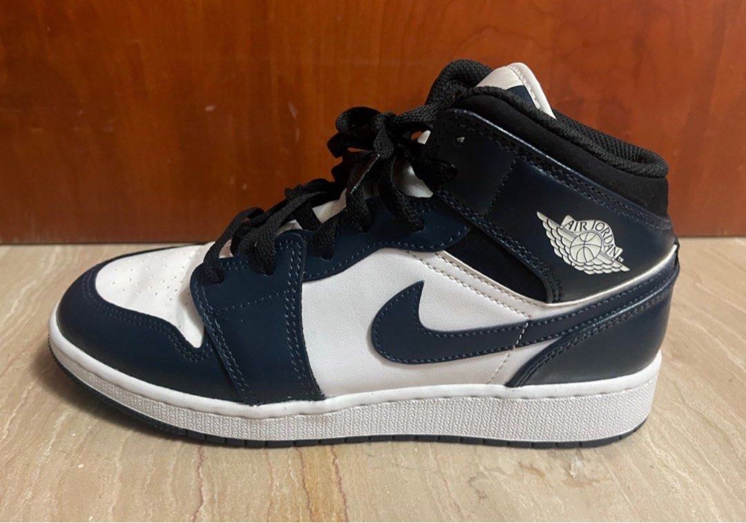Nike Air Jordan 1 Mid Armory Navy Women s Fashion Footwear