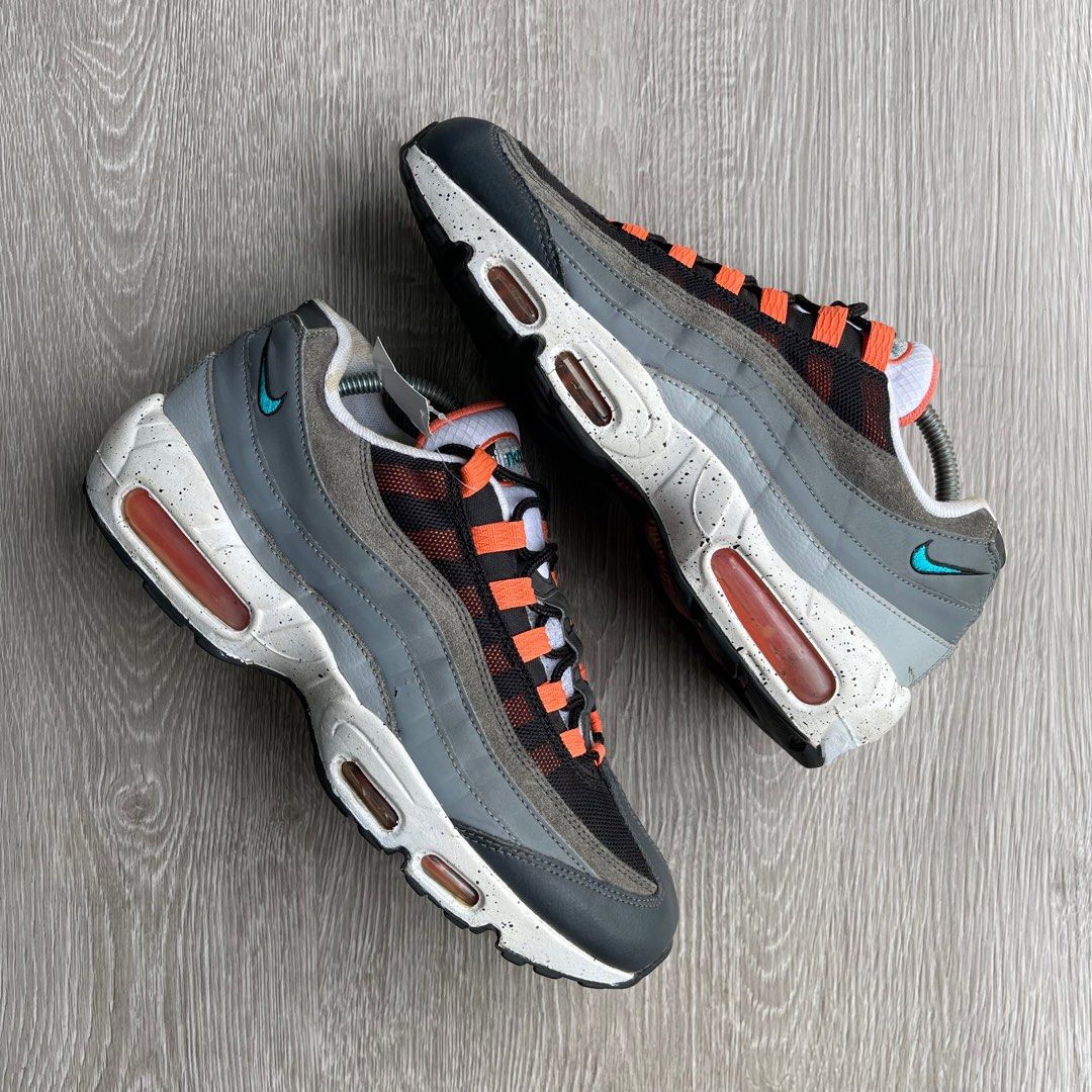 Air max 97 teal sale orange