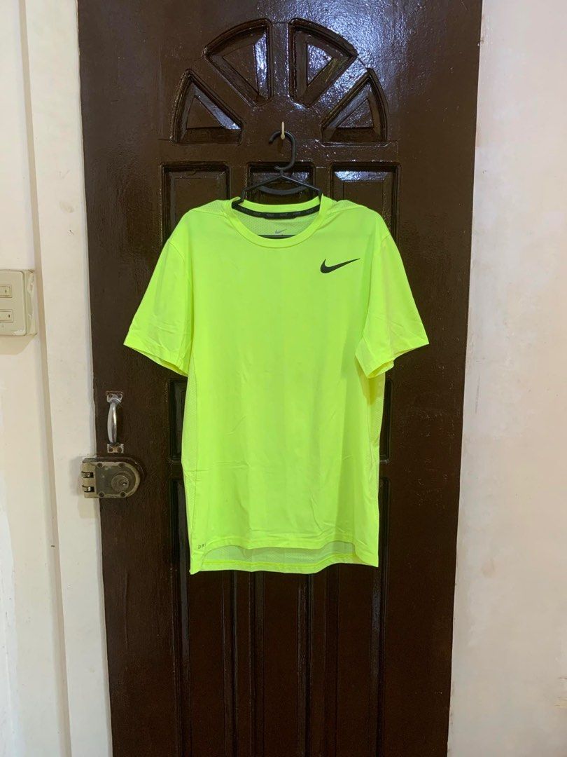 Nike Drifit Tshirt Neon Green Tshirt Running