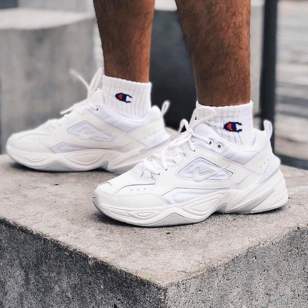 NIKE M2K TEKNO TRIPLE WHITE Men s Fashion Footwear Sneakers