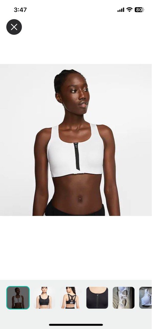 Nike Sports Bra White authentic xs / s, Women's Fashion, Activewear on  Carousell