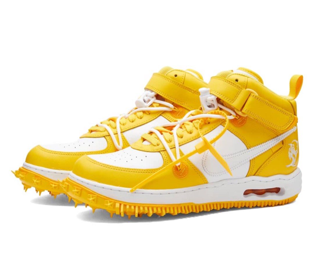 Nike x Off-white Air Force mid SP, 名牌, 鞋及波鞋- Carousell