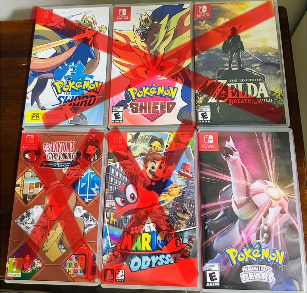 Nintendo Switch Games (Pokemon Shining Pearl), Hobbies & Toys, Toys
