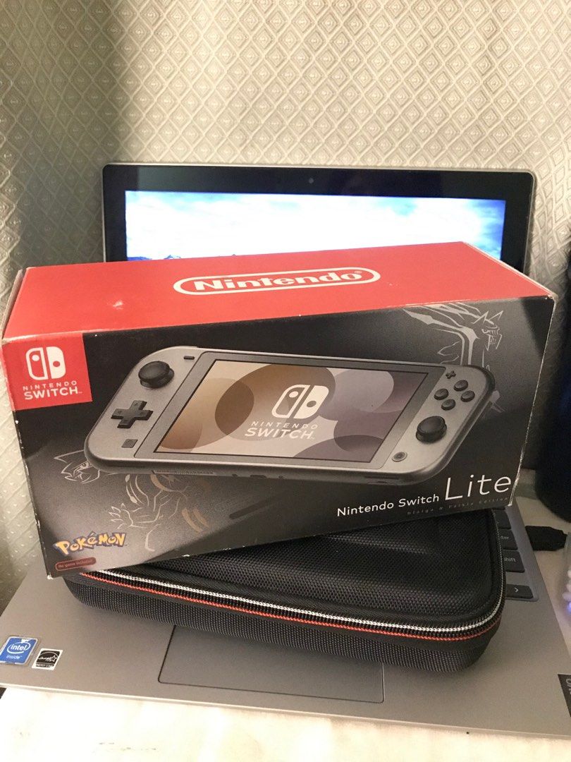 Nintendo Switch Lite Dialga and Palkia Edition, Video Gaming, Video