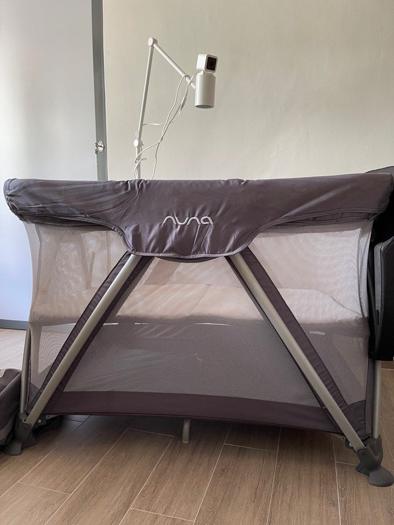 Nuna Sena Aire Travel Portable Cot with Changing Table, Babies & Kids
