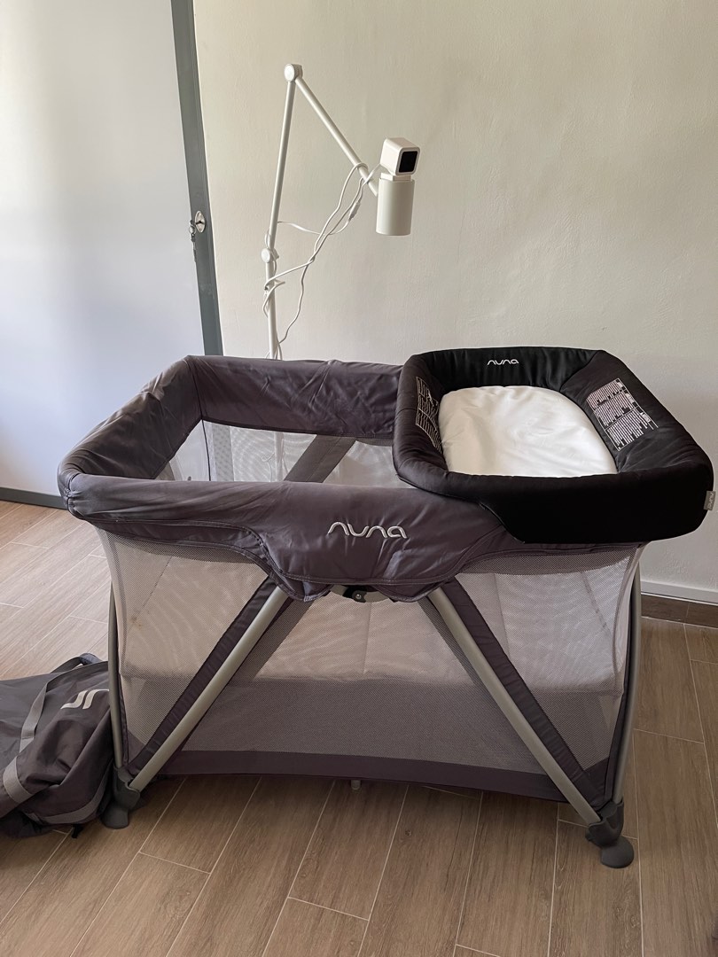 Nuna Sena Aire Travel Portable Cot with Changing Table, Babies & Kids