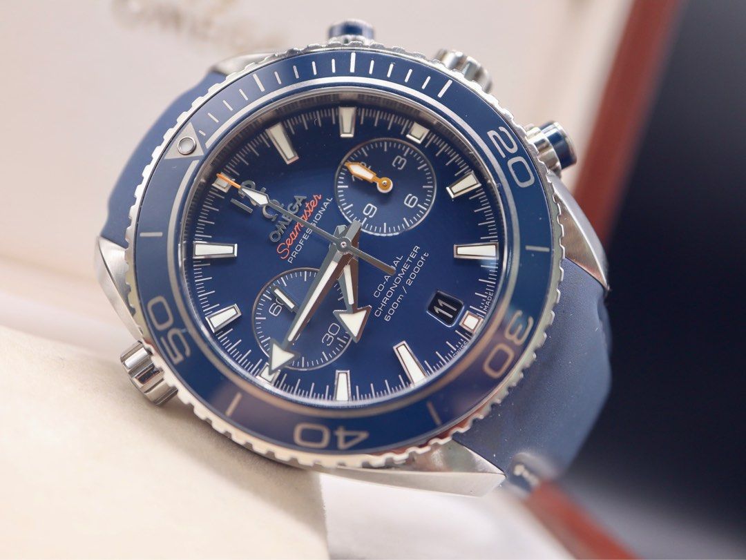 Omega planet sales ocean chronograph blue