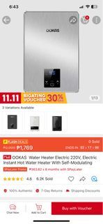 Ookas Water Heater