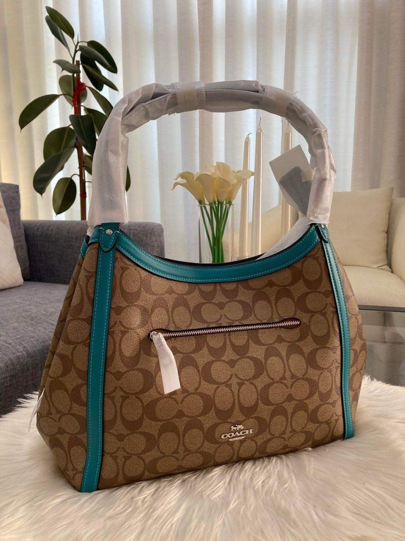 💯ORIGINAL COACH KRISTY KHAKI TEAL (Category: Luxury Bags & Wallets) located in Quezon City. Submitted by ashongsstore (Listing ID 1264759293, Image 1). Description: 🐎C0AÇH COLLECTION 🐎 🇵🇭ONHAND🇵🇭 ‼️Please look at our pictures as that is exactly what you are purchasing‼️ 💯GUARANTEED ORIGINAL AND AUTHENTIC or TRIPLE YOUR MONEY BACK! Not REPLICA, OEM, TOP GRADE QUALITY, AUTHENTIC QUALITY or Any other Terms to DENOTE FAKE! 😎 . . . Disclaimer