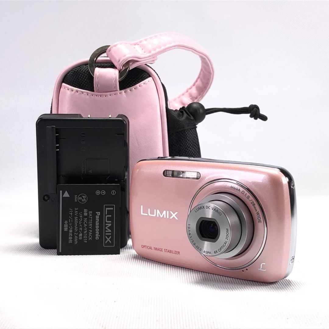 Panasonic Lumix DMC S1 Pink Digital Camera Digicam, Photography