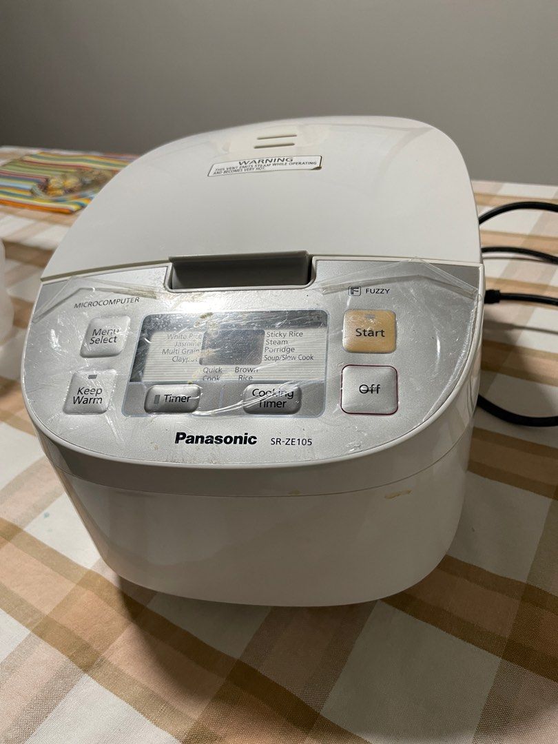 Panasonic Rice Cooker SRZE105 5 cups 1 litre, TV & Home Appliances, Kitchen Appliances, Cookers
