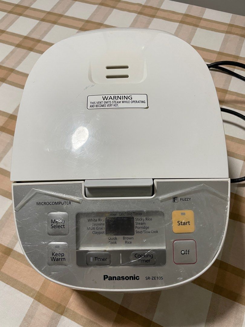 Panasonic Rice Cooker SRZE105 5 cups 1 litre, TV & Home Appliances, Kitchen Appliances, Cookers
