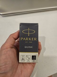 Parker Fountain Pen Cartridge Refill (Black)