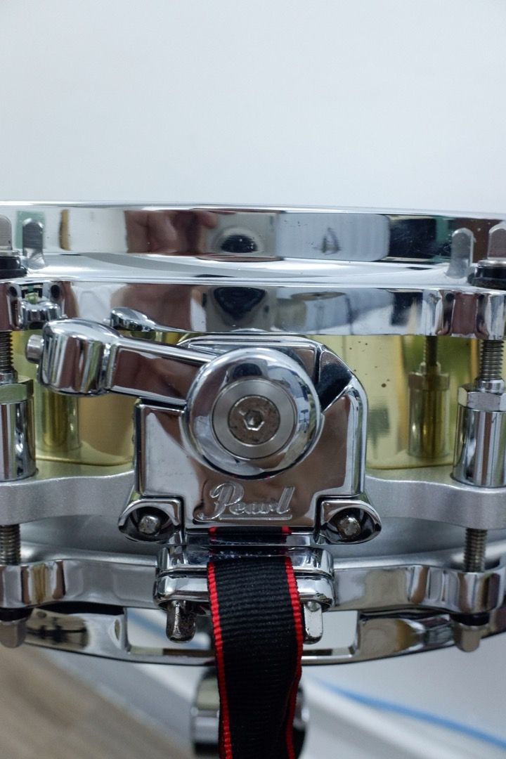 PEARL Free Floating Piccolo Brass Shell Snare Drum 14×3.5 from JAPAN
