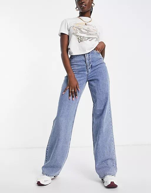 Pieces jeans shop high waist