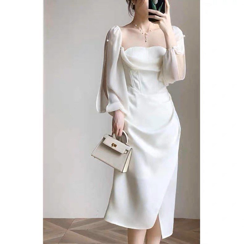 Cute white dresses near me online