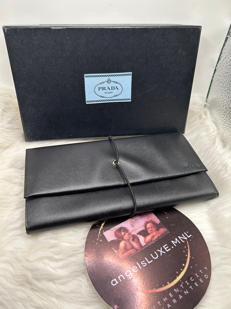 PRADA TRAVEL DOCUMENT ORGANIZER, Luxury, Bags & Wallets on Carousell