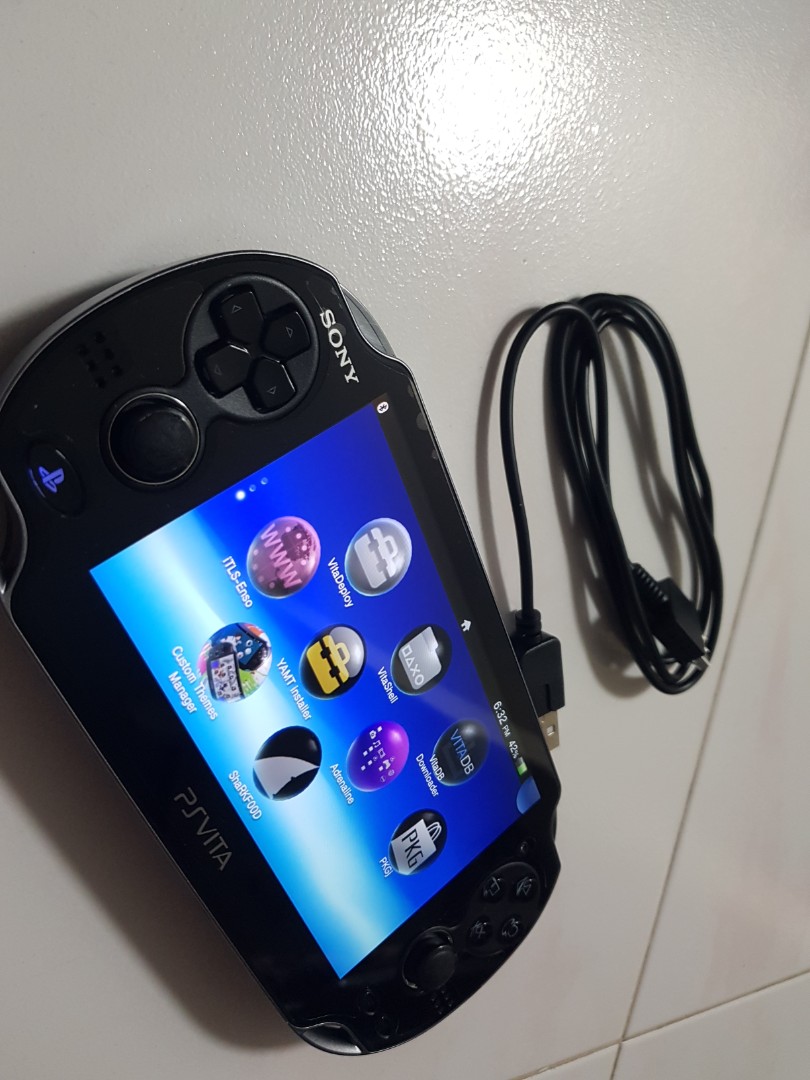 Ps vita OLED , modded , 64gb, PKG, Video Gaming, Video Game Consoles,  PlayStation on Carousell